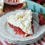 This Classic Strawberry Pie is the perfect recipe for those Fresh Strawberries you just picked from your garden. Sweet and delicious! Fresh strawberry pie is filled with ripe, plump strawberries and sweet glaze in a flaky pie crust. Top it off with whip cream and you have an easy summer dessert recipe.