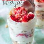 No-Bake Strawberry Cheesecake Parfaits