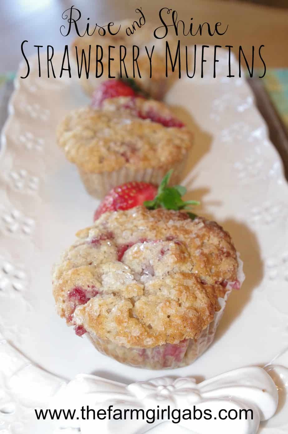 Rise And Shine Strawberry Muffins