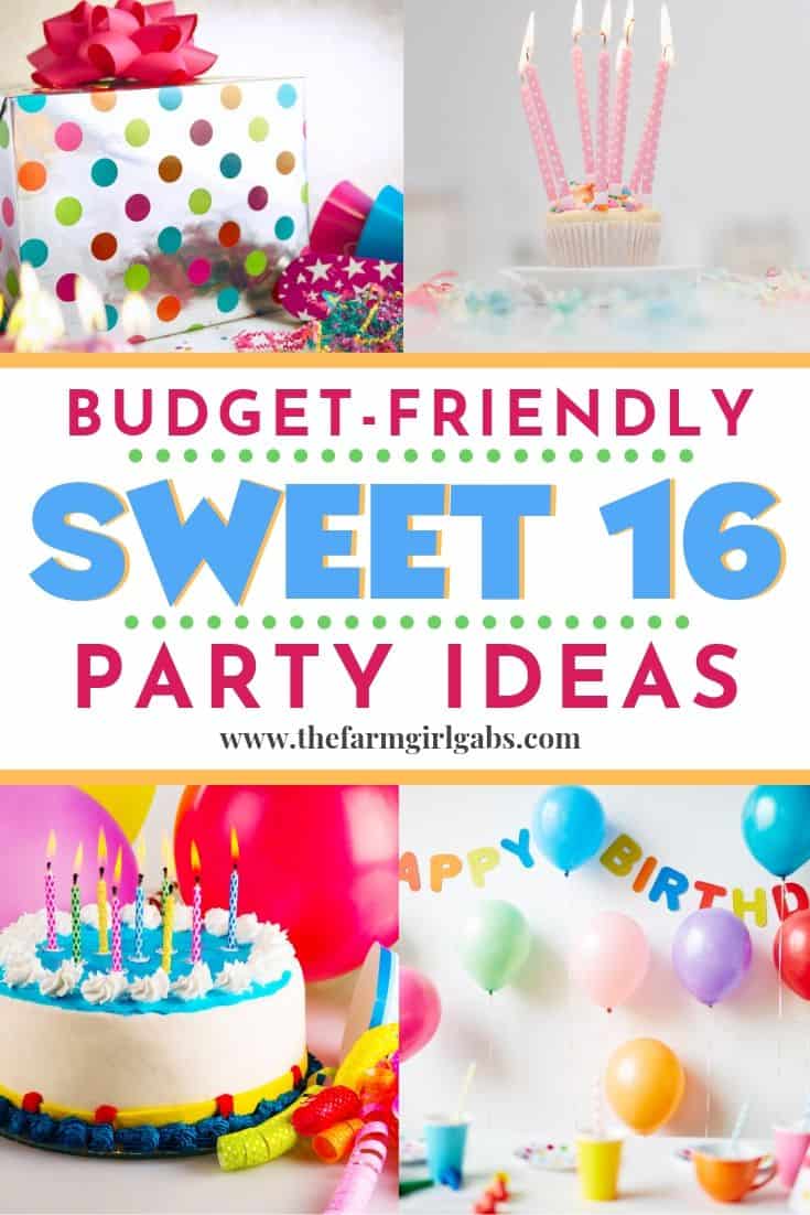 Wonderbaar Planning a Budget-Friendly Sweet 16 Celebration! SD-84