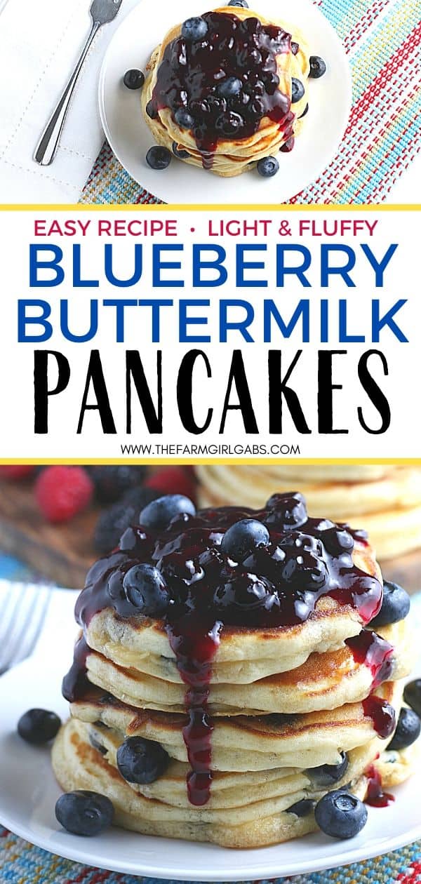 Blueberry Buttermilk Pancakes