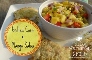 Grilled Corn Mango Salsa Www Thefarmgirlgabs Com