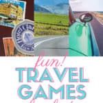 Planning on hitting the road this summer with the family? These Fun Travel Games for Kids are a perfect way to keep the kids occupied on those long family vacation road trips. #familyvacation #kidsgames #traveltips #roadtripideas