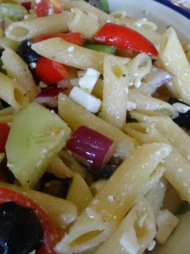 Greek-Style Pasta Salad Story