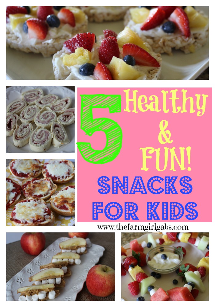 Five Healthy & FUN After School Snacks for Kids