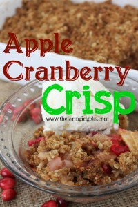 Apple Cranberry Crisp