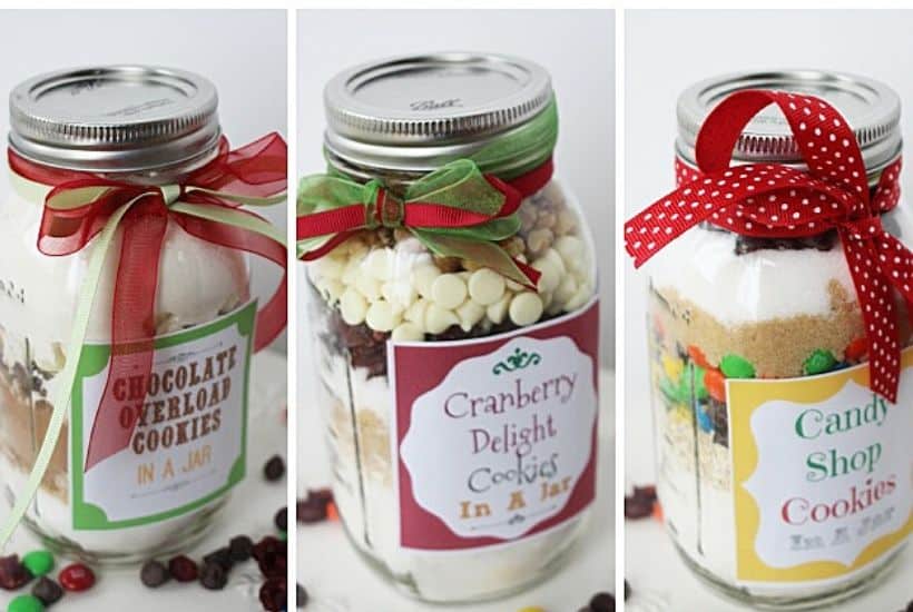 Candy Cookies in a Jar - Alida's Kitchen