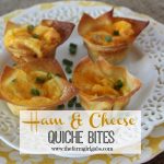 Ham & Cheese Quiche Bites