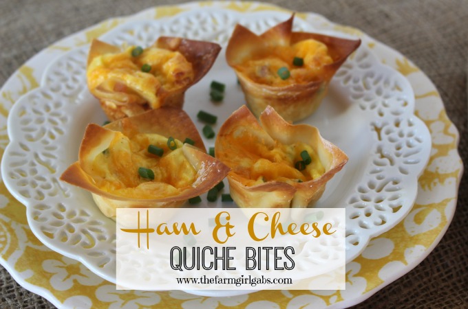Ham & Cheese Quiche Bites