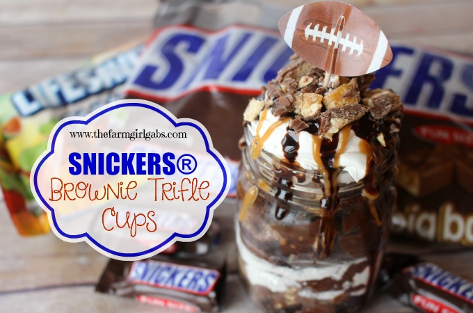 SNICKERS® Brownie Trifle Cups