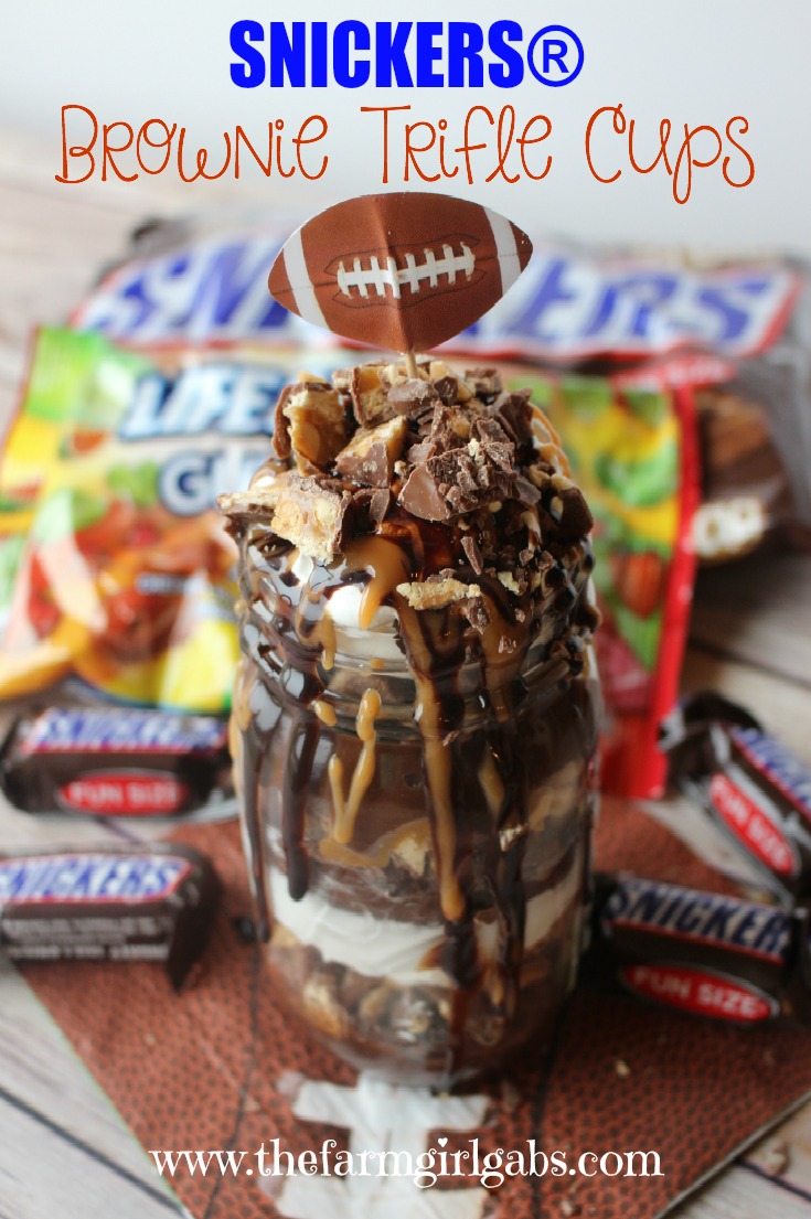 SNICKERS® Brownie Trifle Cups