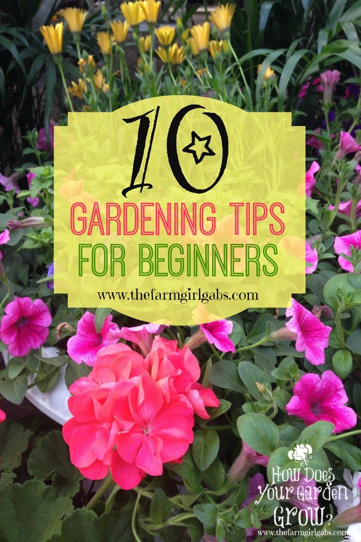 10 Gardening Tips for Beginners  The Farm Girl Gabs\u00ae