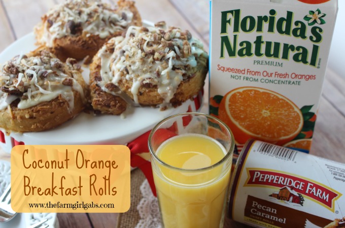 Coconut Orange Breakfast Rolls