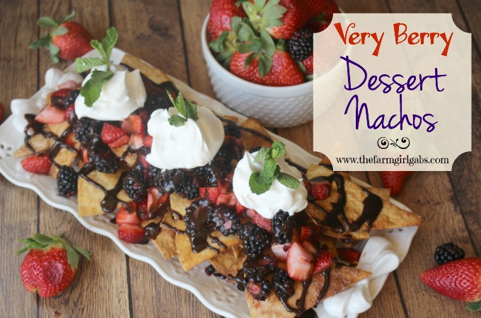 This isn't any ordinary nacho recipe! These delicious Very Berry Dessert Nachos are a sweet twist to the original savory version made with fresh strawberries and blackberries.