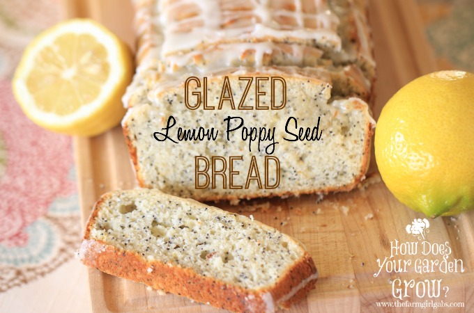 Glazed Lemon Poppy Seed Bread