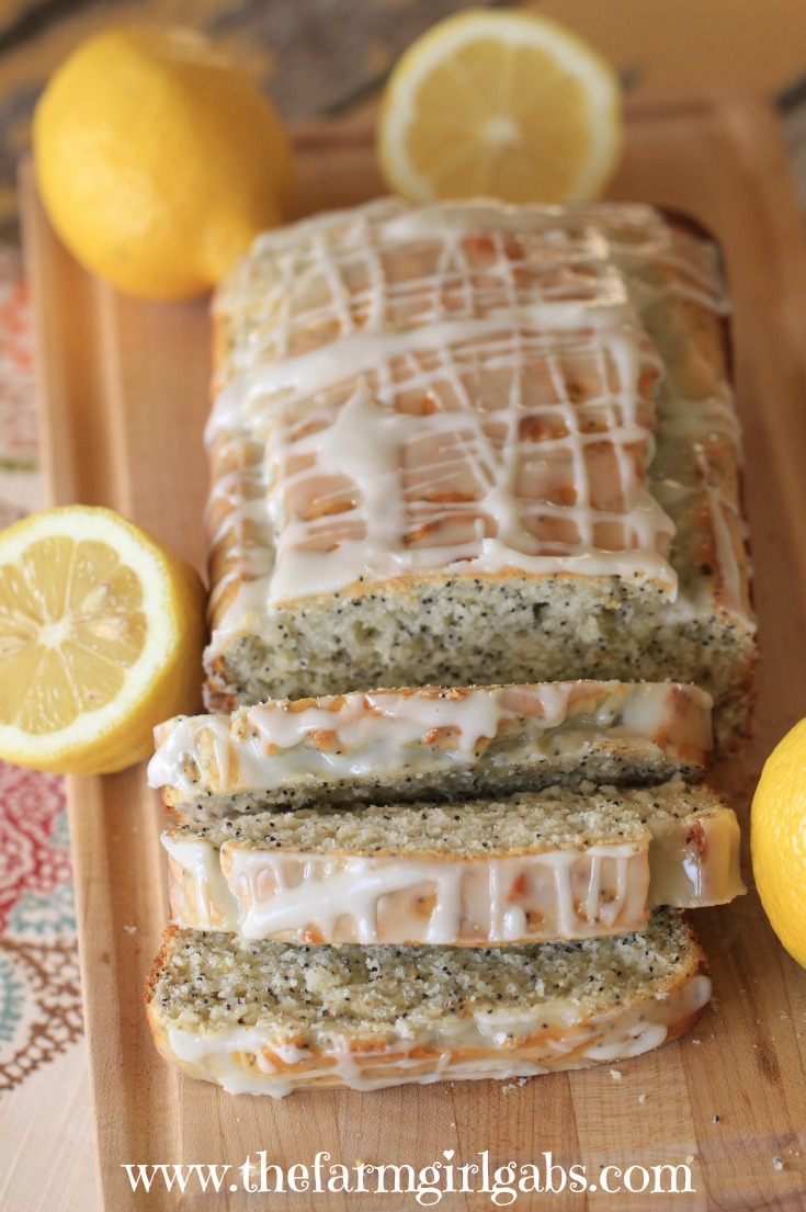 Glazed Lemon Poppy Seed Bread