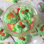 Easter Egg Coconut Nests - These light and fluffy macaroons are filled with colorful jelly beans. These easy cookies are an adorable Easter and spring recipe. Looking for an Easter activity that kids will enjoy assembling and eating? Try these sweet birds nest cookies. They're a snap to make and call for just a few ingredients.