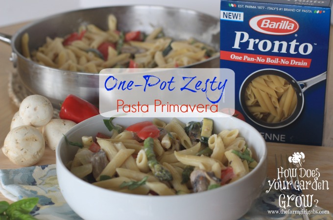 One-Pot Zesty Pasta Primavera