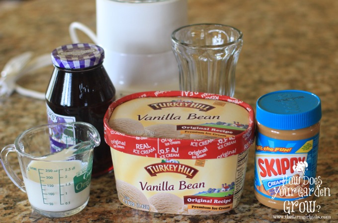 PBJ Milkshake Ingredients