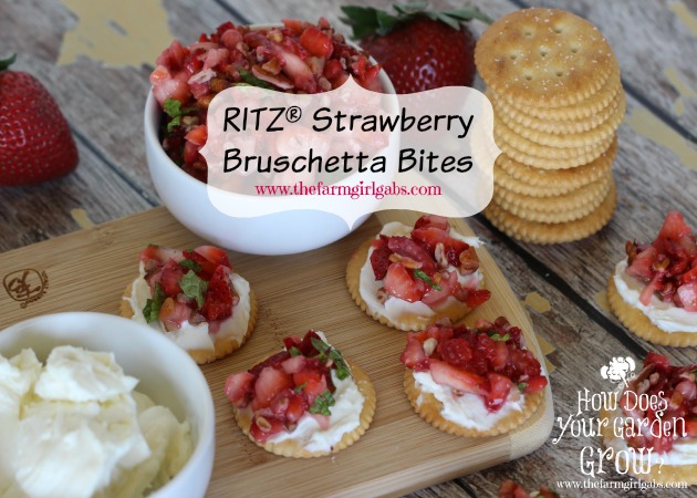 RITZ® Strawberry Bruschetta Bites