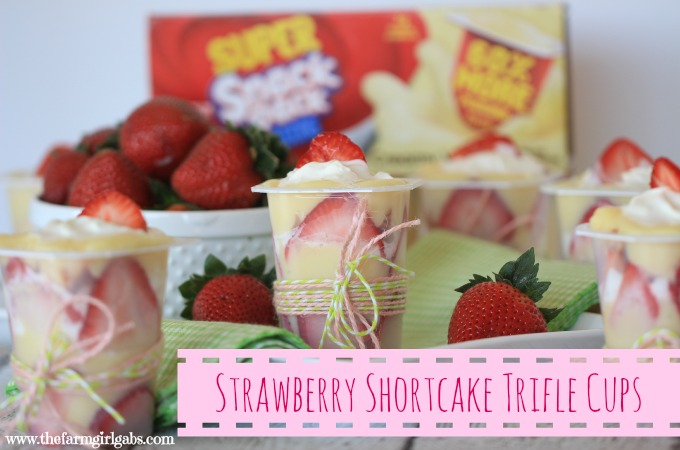 Strawberry Shortcake Trifle Cups