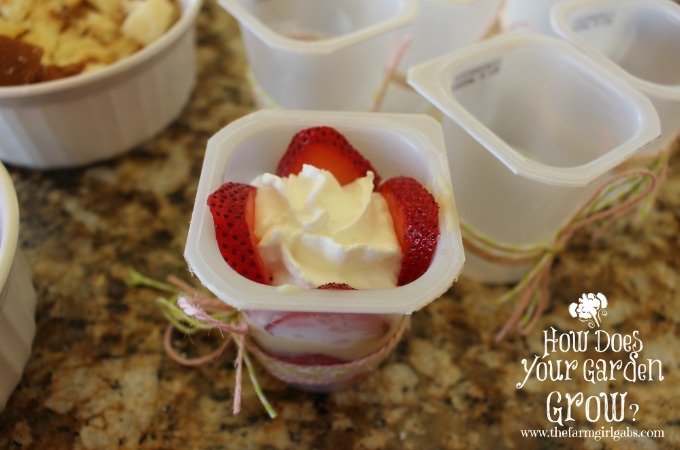 Strawberry Shortcake Trifle Cups - Step 2