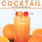 This refreshing orange-flavored Sunrise Spritzer Cocktail is a perfect drink for a brunch or party. Infused with orange juice, this cocktail is a winner!