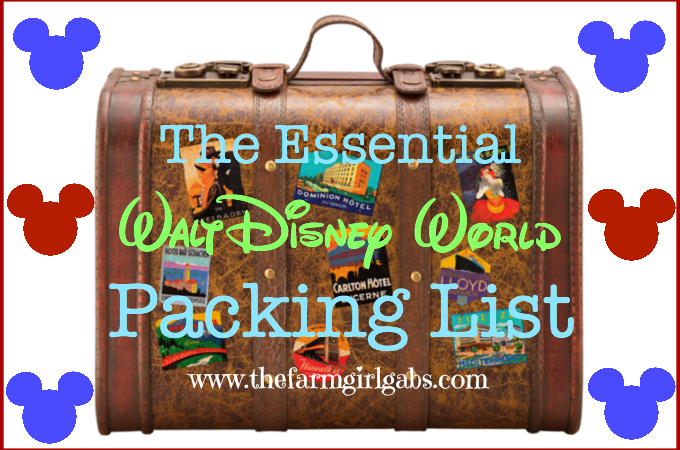 the essential walt disney world packing list the farm