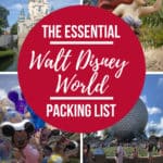The Essential Walt Disney World Packing List is a great resource for your vacation to the Walt Disney World Resort. This checklist includes all the essential items you need to pack for your Disney vacation. #familytravel #DisneyPackingTips #WaltDisneyWorld
