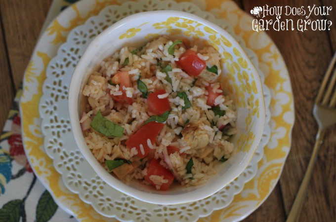 Bruschetta Rice and Chicken Salad - Feature 3