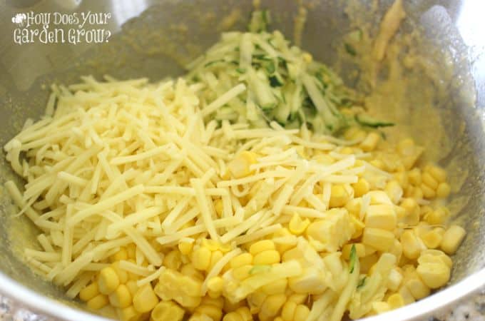Corn Zucchini Fritter Batter