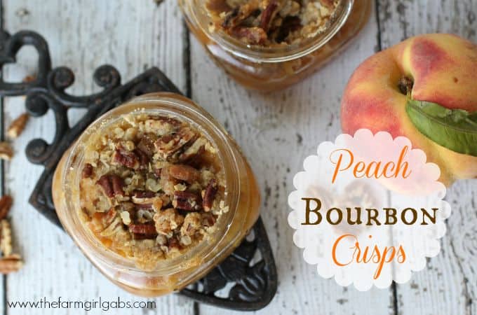 Peach Bourbon Crisps