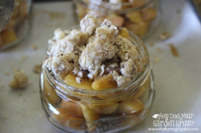 Peach Bourbon Crisps - Pan