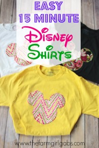 Show your #DisneySide with these fun, quick and easy Disney Shirts. They are perfect for your next Walt Disney World Vacation, a Disney Side At Home Celebration or just because.