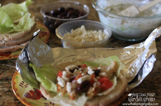 Grilled Chicken Gyros - Step