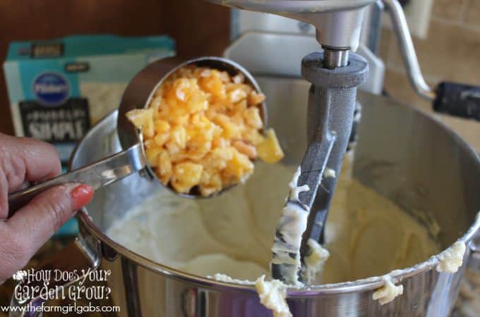 Peaches & Cream Cupcakes - Step 1