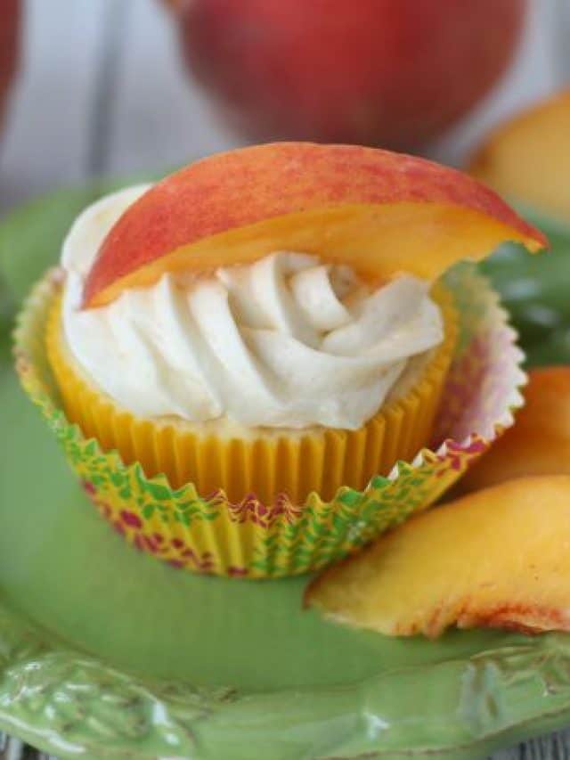 Peaches & Cream Cupcakes Story
