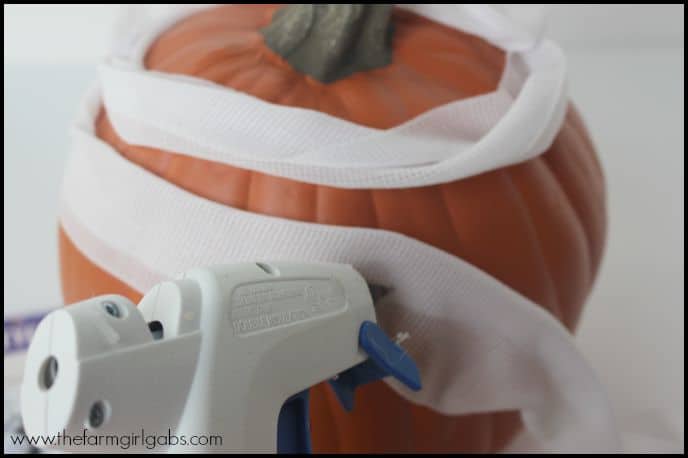 Jack-O-Mummy - step 1