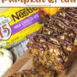 This easy Chocolate Chip Pumpkin Nut Bread recipe is perfect for fall. This quick pumpkin bread is moist, delicious and loaded with chocolate chips and nuts. You family will love how delicious this easy pumpkin quick bread recipe is.