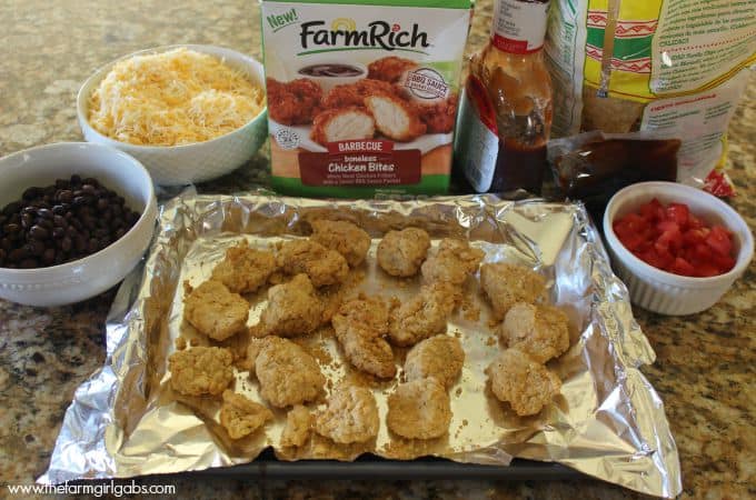 Cowboy Barbecue Chicken Nachos - Ingredients