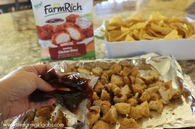 Cowboy Barbecue Chicken Nachos - Step 1