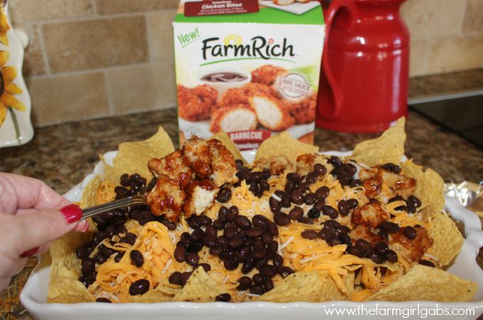 Cowboy Barbecue Chicken Nachos - Step 2