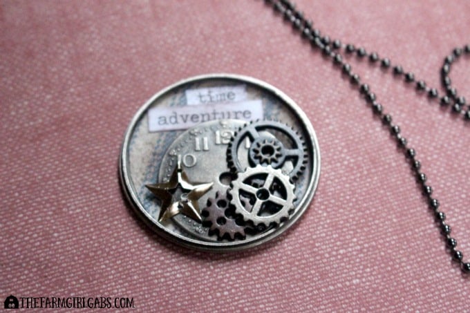 Alice's Timepiece Necklace - step 2