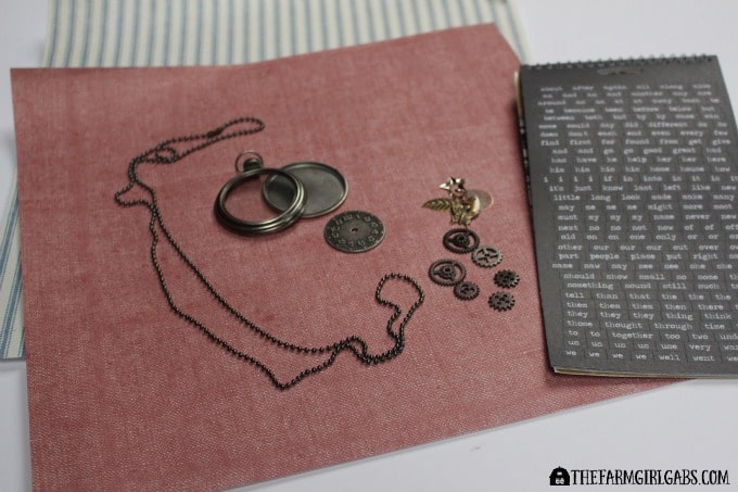 Alice's Timepiece Necklace - supplies