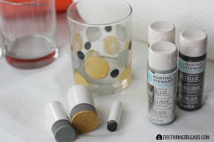 Art Deco Painted Glasses - Painting