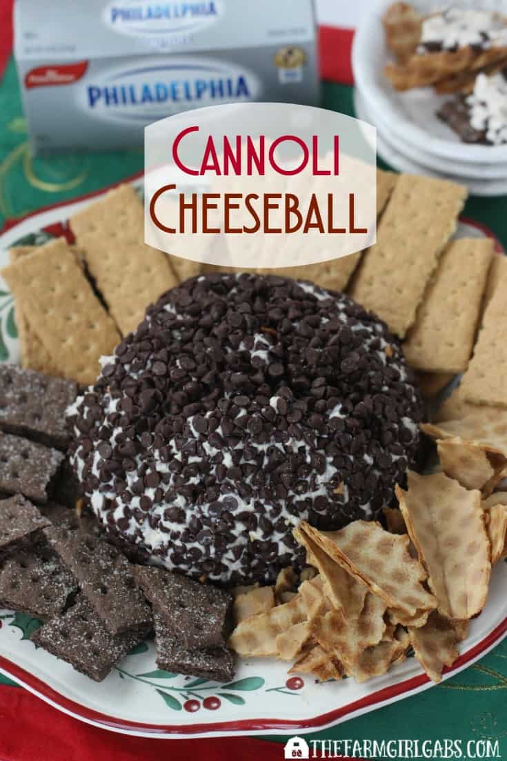 Cannoli Cheeseball The Farm Girl Gabs®