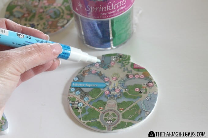 Disney Guidemap Ornaments - Step 3