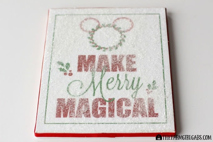 Disney Holiday Glitter Art Feature 1