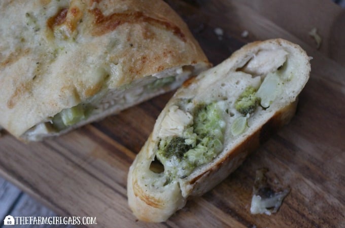 Chicken Broccoli Ranch Stromboli Feature 2