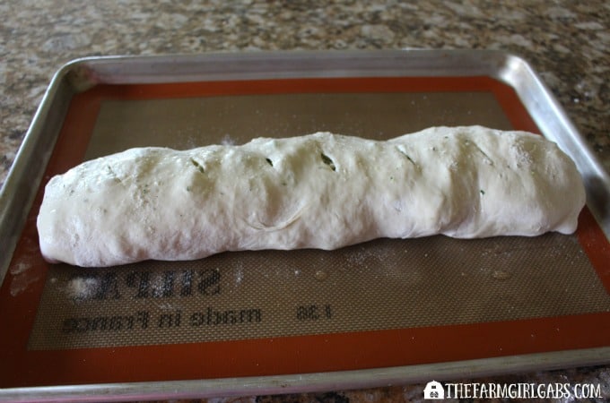 Chicken Broccoli Ranch Stromboli Step 3